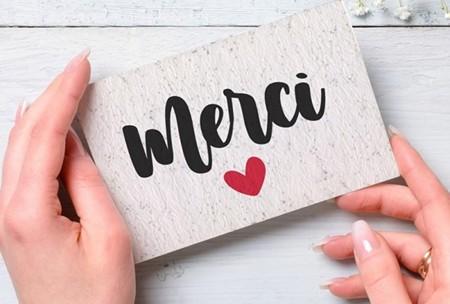 Carte a planter merci coeur 1