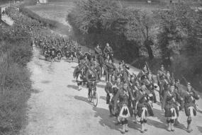 The gordon highlanders on the march 1536x1027